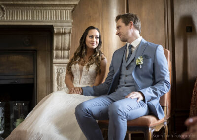 Einer romantische Hochzeit auf Schloss Saareck in Mettlach - Karin Trinh Fotografie